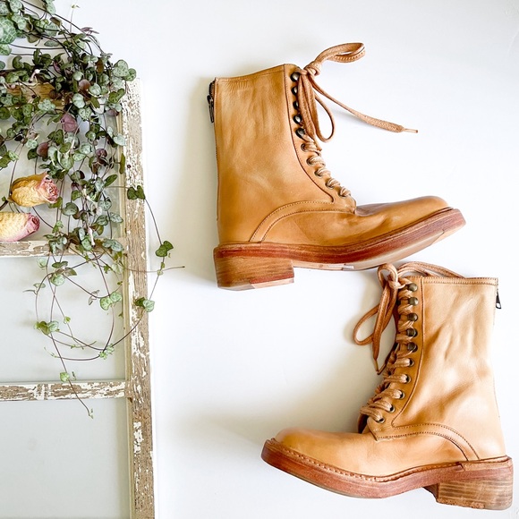 NEW Free People Santa Fe Lace Up Boots - Picture 1 of 14